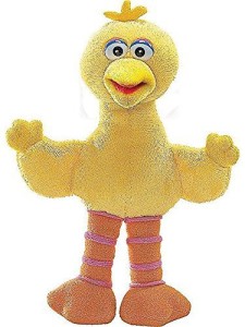 Enesco Gund Sesame Street Big Bird Finger Puppet 6