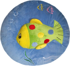 Soft Buddies Sea Playtoy With Green Yellow Fish - 13 inch