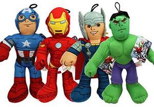 The Good Stuff Company 9 Inch Marvel Avengers Assemble Set Of 4 Plush Doll