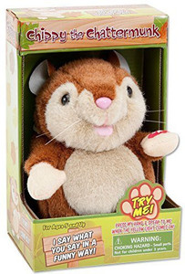 Westminster Inc Chippy The Chattermunk Talking Chipmunk