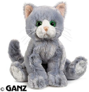 Webkinz Silversoft Cat With Trading Cards