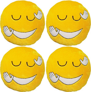 Gold Dust VKI4xA Smiley Emoticon Decorative Cushion - 15 inch