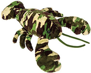 Mary Meyer Green Camo Lobster Plush 12Inch