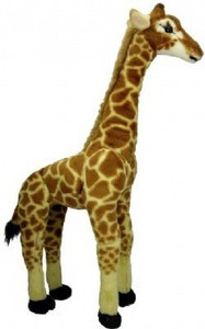 Rhode Island Novelty Large Standing Plush Giraffe - 25 inch
