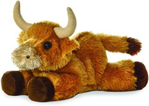 Aurora Plush Toro Oro Carmel Brown Bull 8