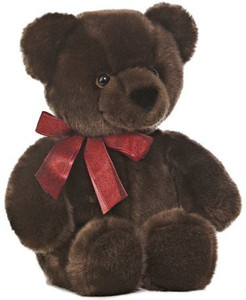 Aurora World Chocolate Cuddle Bear Plush 14