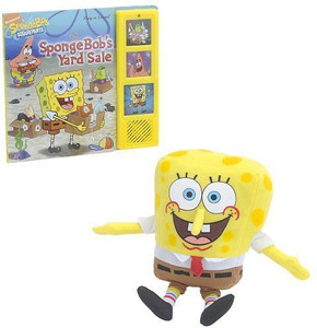 Publications International Spongebob'S Yard Sale Book And Plush Set