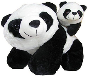 VRV Mother Panda With Baby Panda - 12 inch