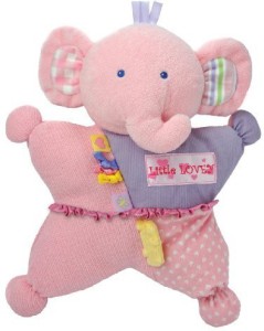 Kids Preferred Label Loveys Little Comfort Cuddly Tactile Lovey Elephant