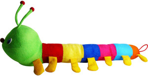Unica Soft And Cute Colorful Caterpillar - 48 cm