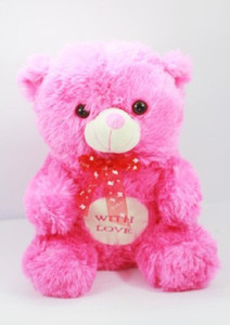 Cuddles Collections Love teddy pink 38 - 38 cm