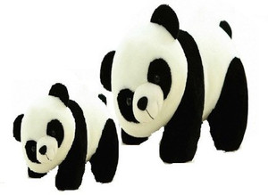 Chinmayi Cute kung fu panda Mom(30 cm) & kid (20 cm) - 30 cm