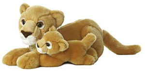 Aurora World Miyoni Lioness With Cub Plush14