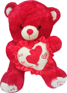Aparshi Angel Teddy with frill Heart - 40 cm