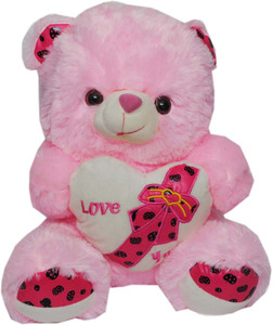 Trimurti Imported Fur Sweet Pink Teddy - 45 cm