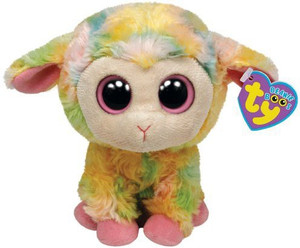 TY Beanie Babies Blossom Multi Colored Lamb 6