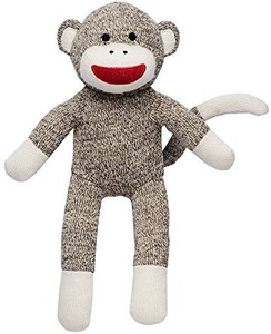 Baby Starters Bastarters Sock Monkey Sweater Knit Plush