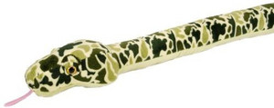 Wild Republic Animal Snake Green Camouflage 54 Inch Class