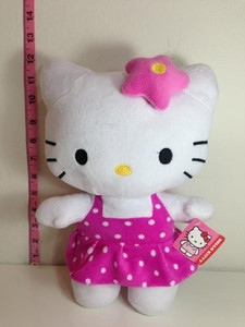 Hello Kitty Plush Doll Toy - Pink Poka Dot - 25 inch