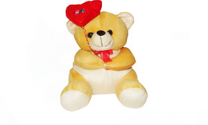 Vpra Mart yellow Balloon Cute Teddy Bear - 26 cm