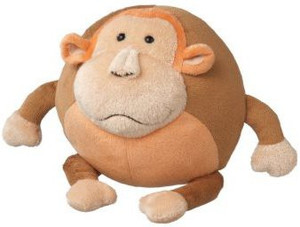 Goof Ballz Plush Monkey Round Soft Ball Fun Indoor Play 5