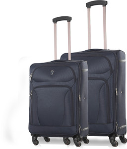 Novex Atlanta - Pack of 2 (24 inches and 20 inches) Expandable Check-in Luggage - 24 inch