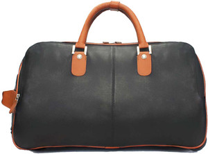 Brune BLACK-TAN CHECK-IN LUGGAGE BAG Cabin Luggage - 12 inch
