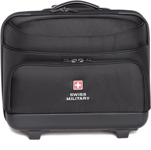 Swiss Military Laptop Trolley Overnighter Bag Cabin Luggage - 16.14 inch