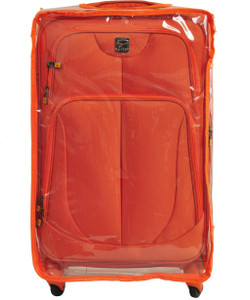 Sprint Transparent PVC Protective Cover Expandable Check-in Luggage - 24 inch