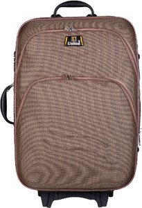 United Bag Double Shell Sea Wave Expandable Cabin Luggage - 20 inch