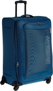 American Tourister Mocha Spinner 73 cm - Ns Blue Expandable Check-in Luggage - Large