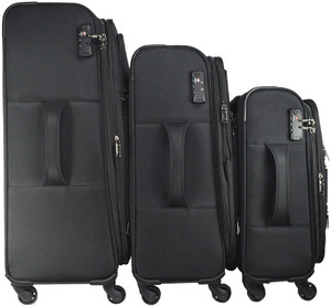 TRAWORLD 4 wheels Set of 3 Expandable Check-in Luggage - 28 inch