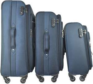 TRAWORLD 4 wheels Set of 3 Expandable Check-in Luggage - 28 inch