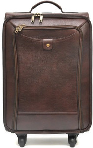 WestHide LEATHER CABIN LUGGAGE WITH TROLLEY 21 inch/53 cm Travel Duffel Bag
