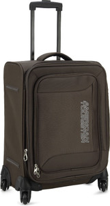 American Tourister Mocha Spinner 55Cm - Tobacco Expandable Cabin Luggage - 21 inch