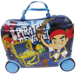 Cloud9jp Pull Trolley Bag For Kids Pink Cabin Luggage 11 Inch Blue