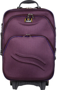 U United Double Shell Sea Wave Expandable Cabin Luggage - 20 inch
