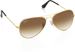 Buy Ray Ban Aviator Sunglasses Brown For Men Women Online Best Prices in India Flipkart