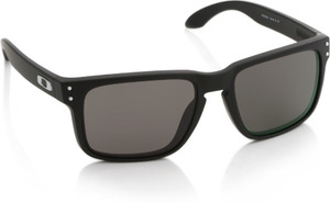 Buy OAKLEY HOLBROOK Wayfarer Sunglass Grey For Men Online Best