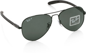 Buy Ray Ban Aviator Sunglasses Green For Men Online Best