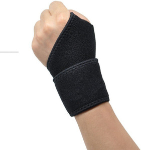 Arsa Medicare Wrist Wrap with Thumb (LYCRA) Wrist Support (Free Size, Black)