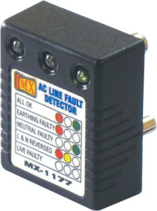 MX AC LINE FAULT DETECTOR 1 Socket Surge Protector