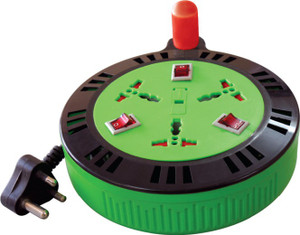 MX EXTENSION BOX WITH FUSE, CHILD SAFETY SHUTTER & INDIVIDUAL SWITCH - 5 MTR'S 3 Socket Surge Protector