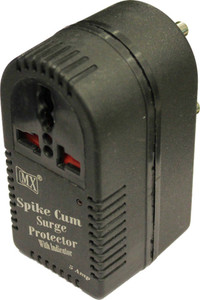 MX SPIKE &SURGE GUARD WITH UNIVERSAL SOCKET 1 Socket Surge Protector