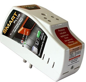 Smart Plug High Low Voltage Cutout/ Protector Rated @ 6amp. 1 Socket Surge Protector