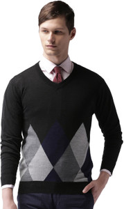 black formal sweater