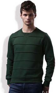 WROGN Full Sleeve Solid Men's Sweatshirt