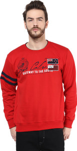 Griffel Full Sleeve Printed Men's Sweatshirt