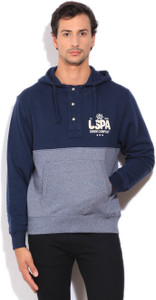 U.S. Polo Assn. Full Sleeve Solid Men's Sweatshirt