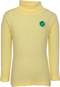 Bio Kid Full Sleeve Solid Girls Sweatshirt